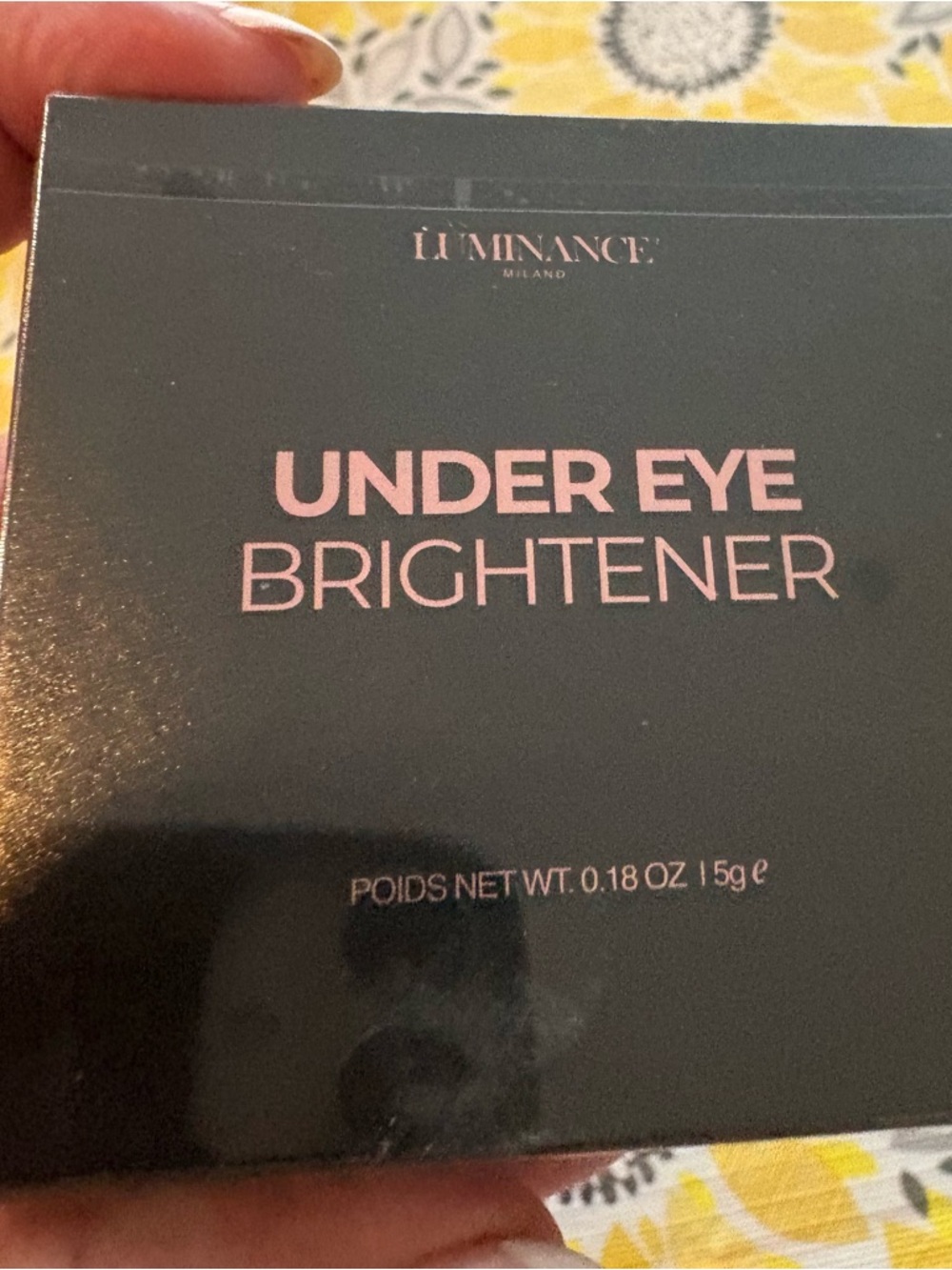 Luminance Milano Under Eye Brightener - Black & Pink Packaging